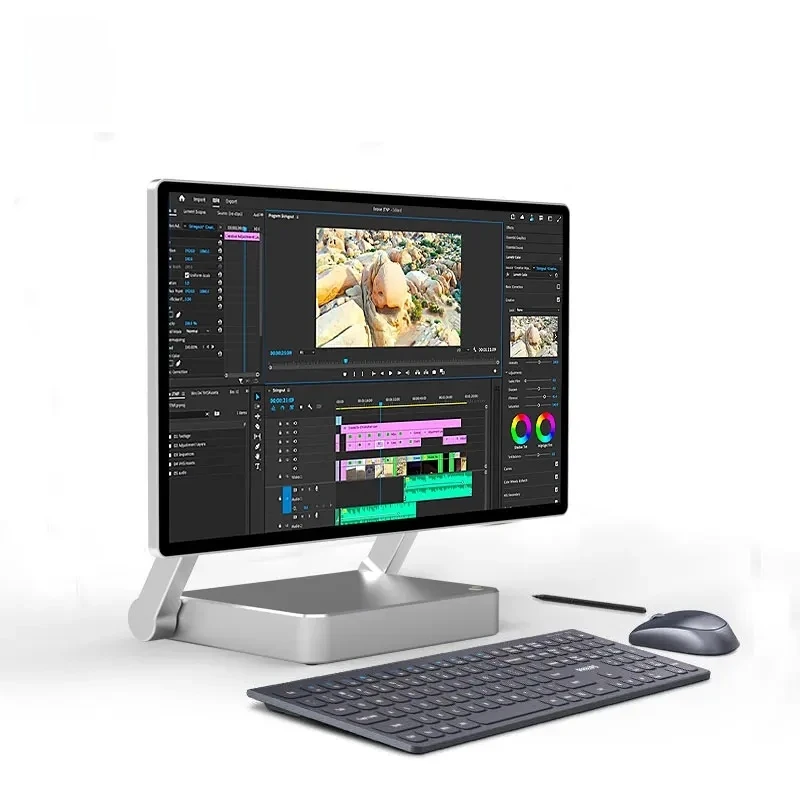 Computadora Todo en Uno OEM con Pantalla Táctil I9/i7/i5 para Oficina, Monoblock, PC de Escritorio, Industrial, para Negocios, de 27/32 Pulgadas