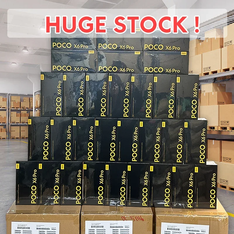 POCO X6 Pro 5G Global Version Smartphone Dimensity 8300-Ultra 6.67\