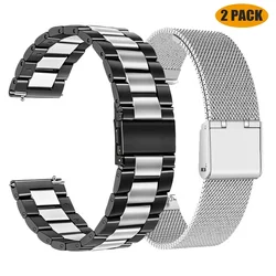 Stainless Steel Strap For Huawei Watch GT3 Pro GT 2 46mm Smart Band Bracelet Straps For Samsung Galaxy Watch 3 45mm Wristband