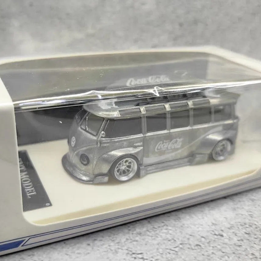 75cm 1:64 Volkswagen T1 Van Diecast Model Clear Oil Version Coca-cola Livery