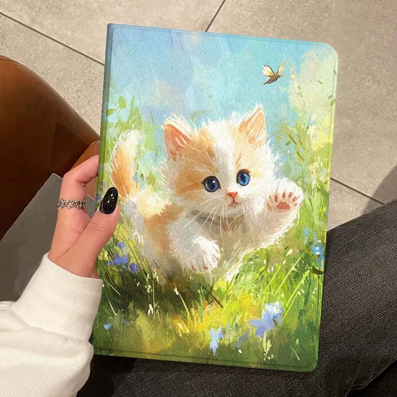 puppy kitten capybaras happy For Xiaomi Redmi Mi Pad 2 4 5 6 6s 7 8 11 12.5 12.4 11.2 8.7 SE Pro Plus Max Cover Tablet Case
