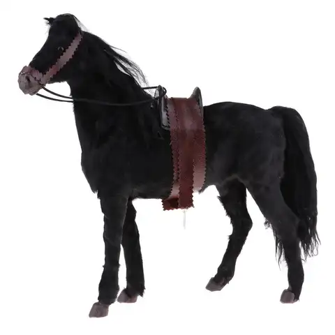 Soldier Figure Accessory 1 6 Scale Hanover Horse Resin Animal Model for Home Decoration and Collector Diorama