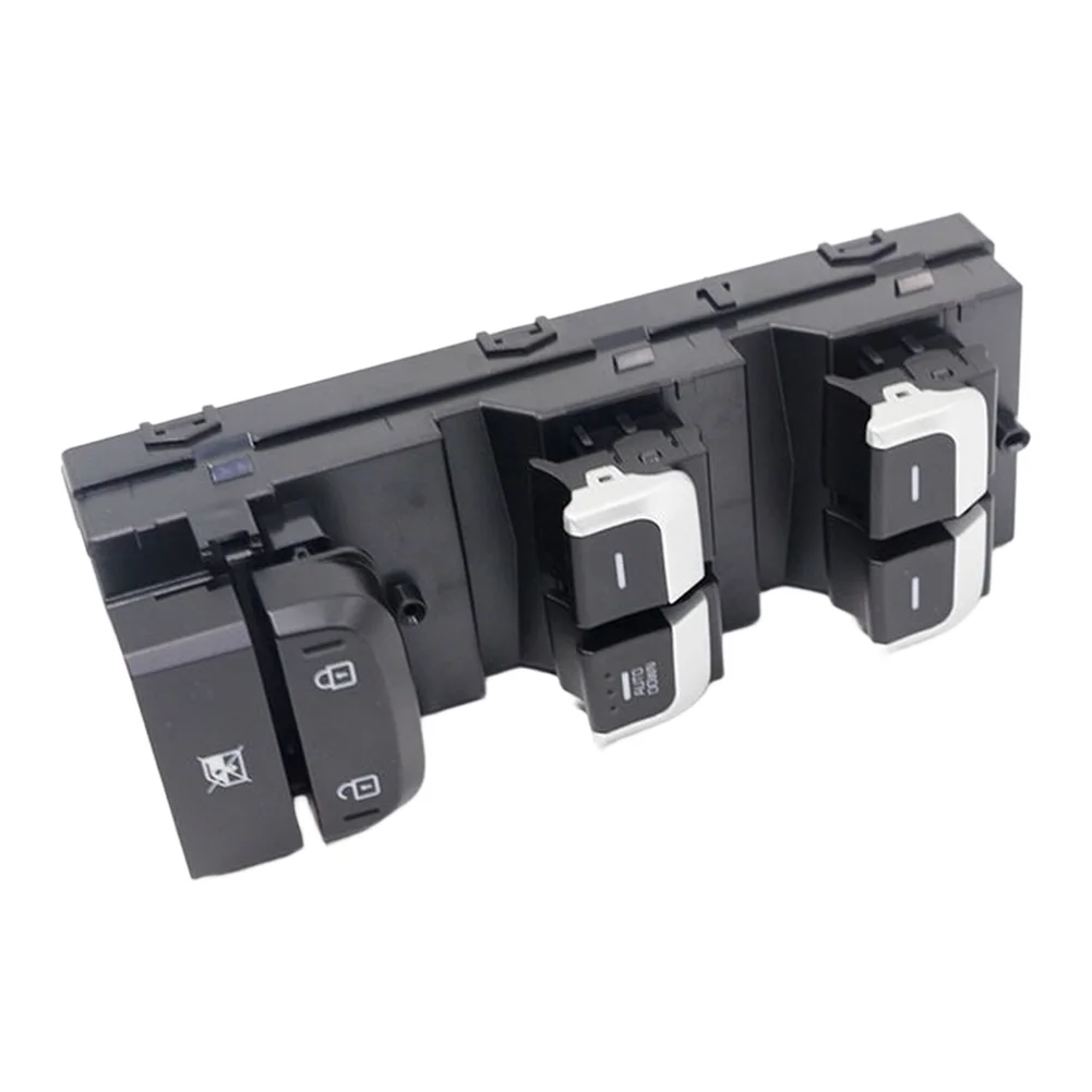 For Daily Driving Repair Power Window Switch Master Window Switch Black Direct Replacement Part Front Left Position