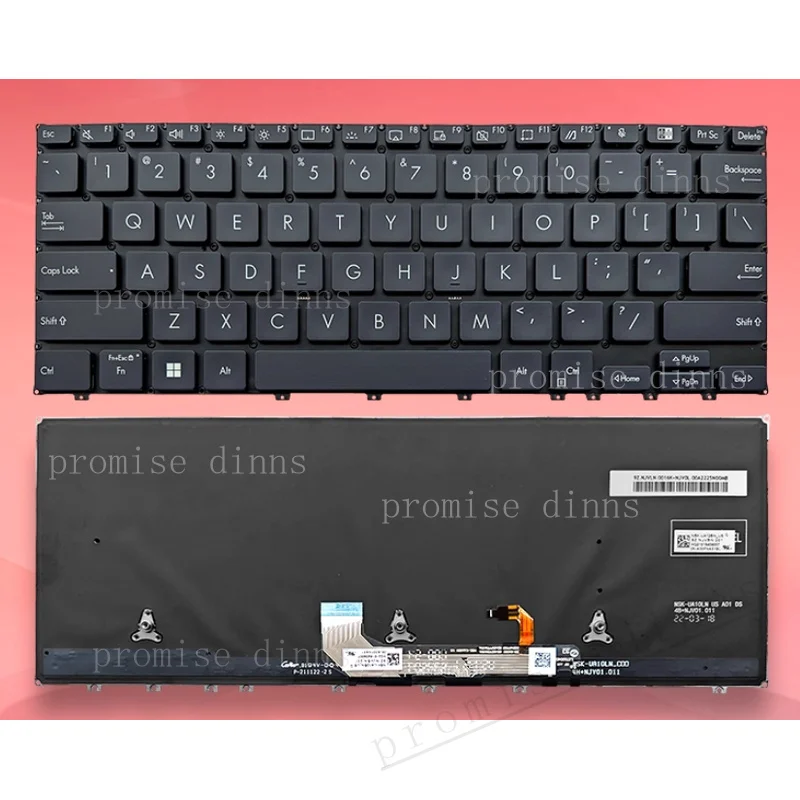 M  New For ASUS ExpertBook B5 B5302 FEA C FBA CE PX375CE keyboard blacklight