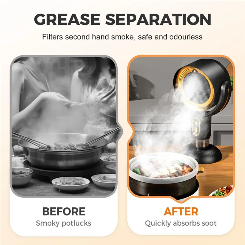 

AT28-Настольная вытяжка, бытовая настольная вытяжка, вытяжной вентилятор с высоким всасыванием, вентилятор для очистки дыма, портативный дымовой вентилятор