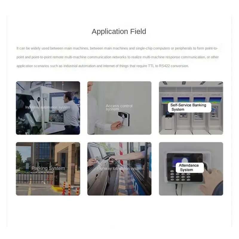 A14G  Industrial Guide TTL to RS422 Module Electrical Isolated TTL to RS422 Serial Port Converter with Isolation