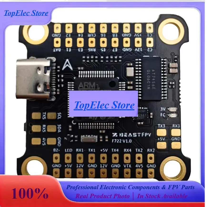 TopessF405 Mini Stack Flight Controller FC BLS 50A V3 3-6S 20x20mm 4-in-1 ESC Dual BECs For RC FPV Racing Drone RC Car