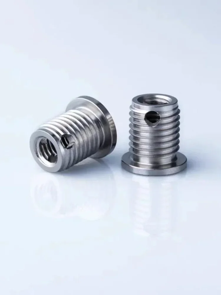 10Pcs 308E Self-tapping Insert Nuts with Hole Thread Insert Stainless Steel Thread Repair Tools M3-M10