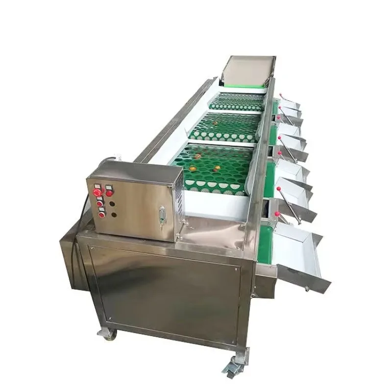 OME Fruits Vegetables Blueberries Avocado Potato Cherry Tomato Sorting Grading Machine for 4 Grades Diameter Sorting 220V/380V