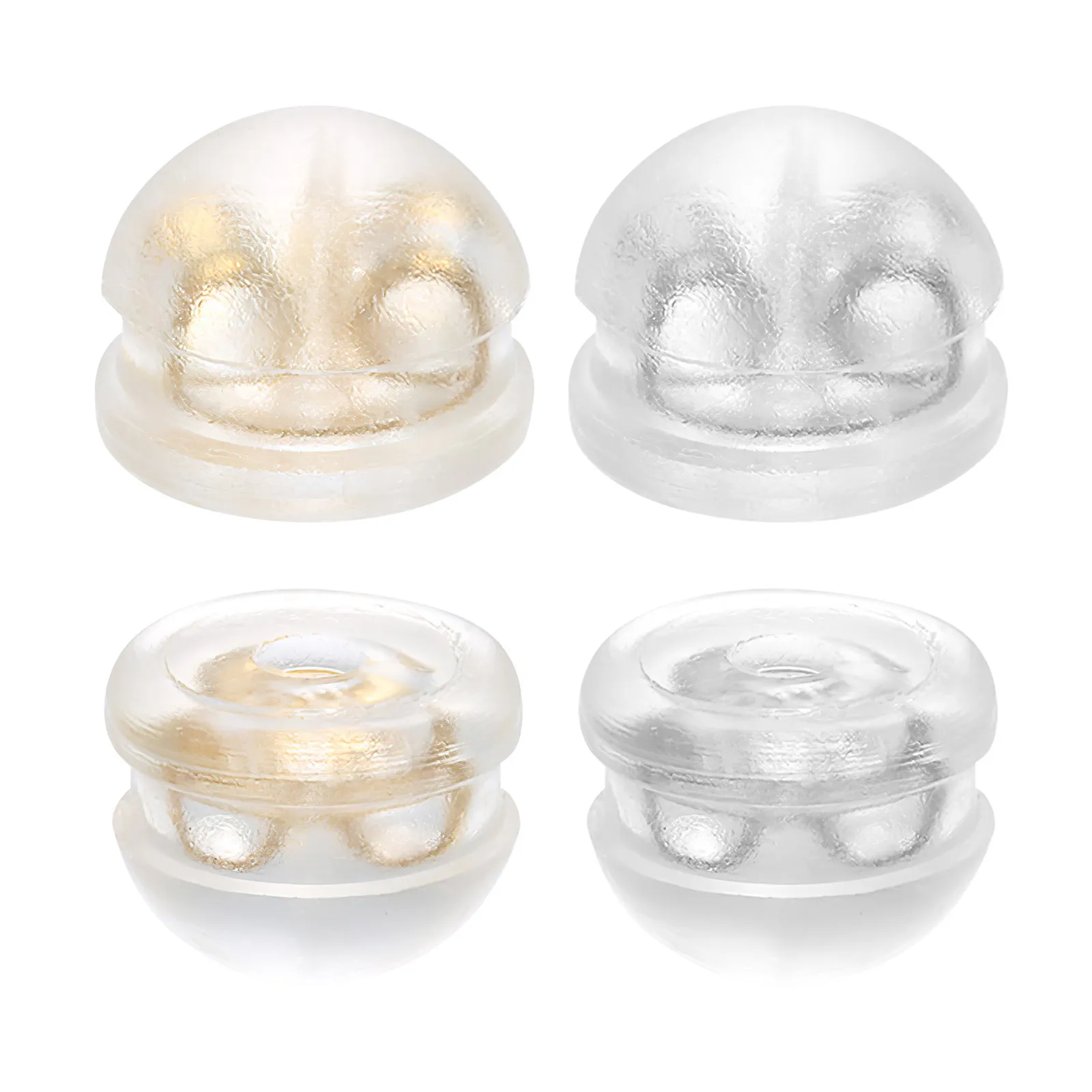 32 piezas de tapones de silicona para pendientes, con cierre de seguridad, para reemplazar los tornillos de los pendientes con botón, tapones de silicona para pendientes.
