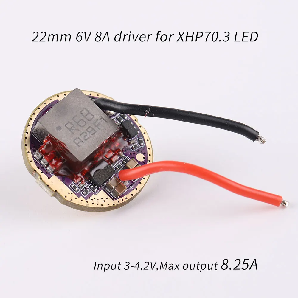 22mm 6V 8A Driver dla XHP70.3 – Najlepszy wybór dla profesjonalnych latarków LED?