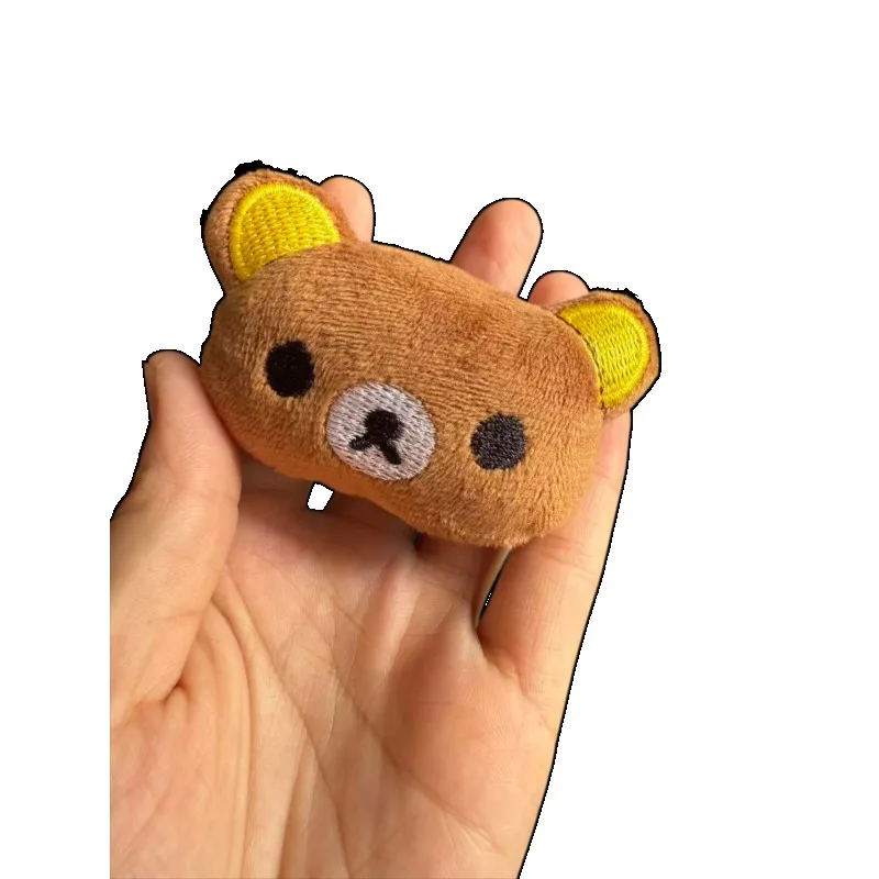 Soft Rilakkuma Plush Doll Bag Hanging Ornament Cute Cartoon Bear Keychain Backpack Decor Accessory Birthday Friendship Gift - view 2