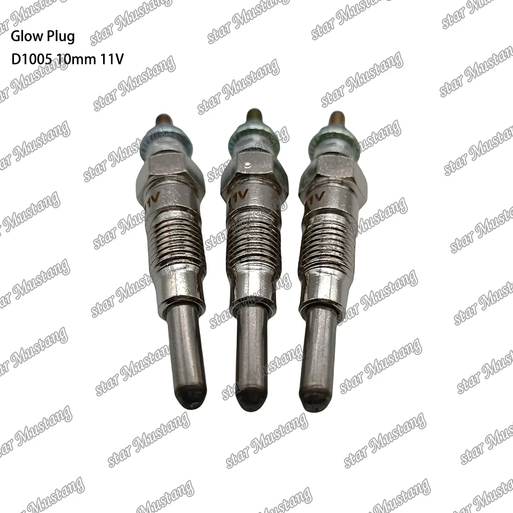 D1005 Glow Plug 10mm 11V Suitable For Kubota Engine Parts