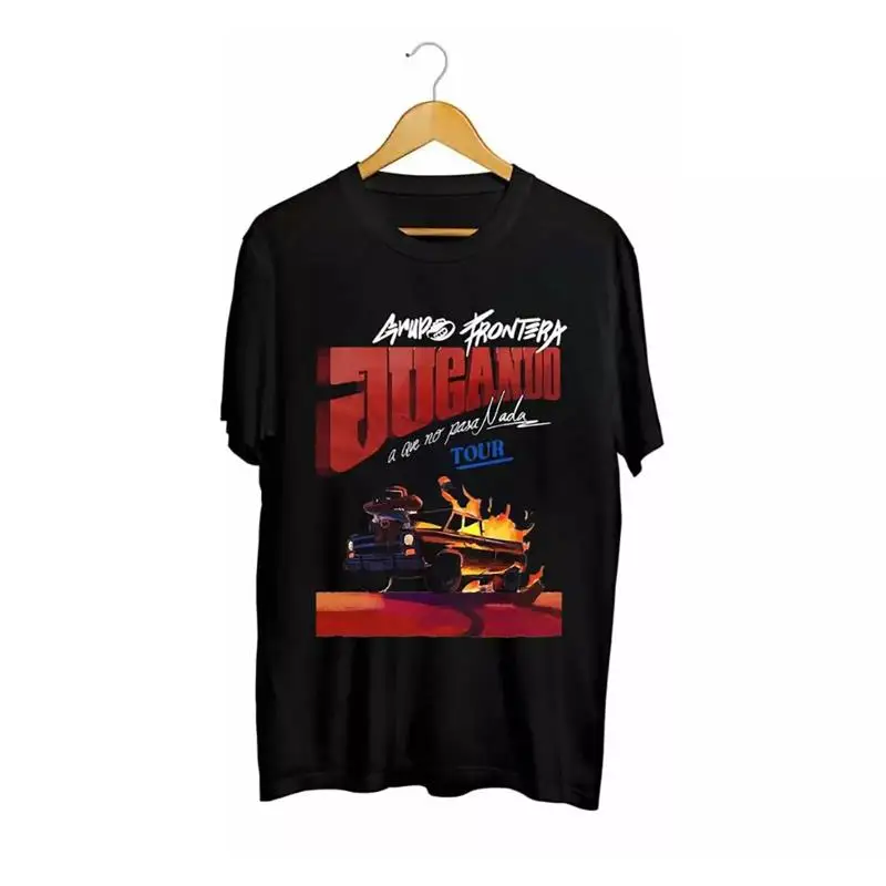

Grupo Frontera Jugando Tour 2024 Cotton T Shirt Full Size S 2345XL TMB330