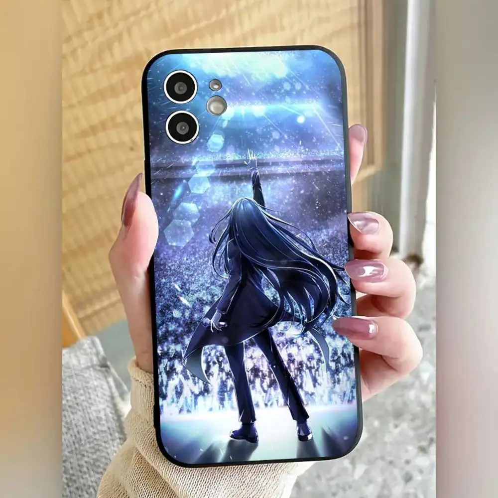 1 قطعة Ado Kyogen X Uta جراب هاتف سيليكون لينة آيفون 17 الهواء 16 15 14 13 12 11 زائد برو ماكس زائد