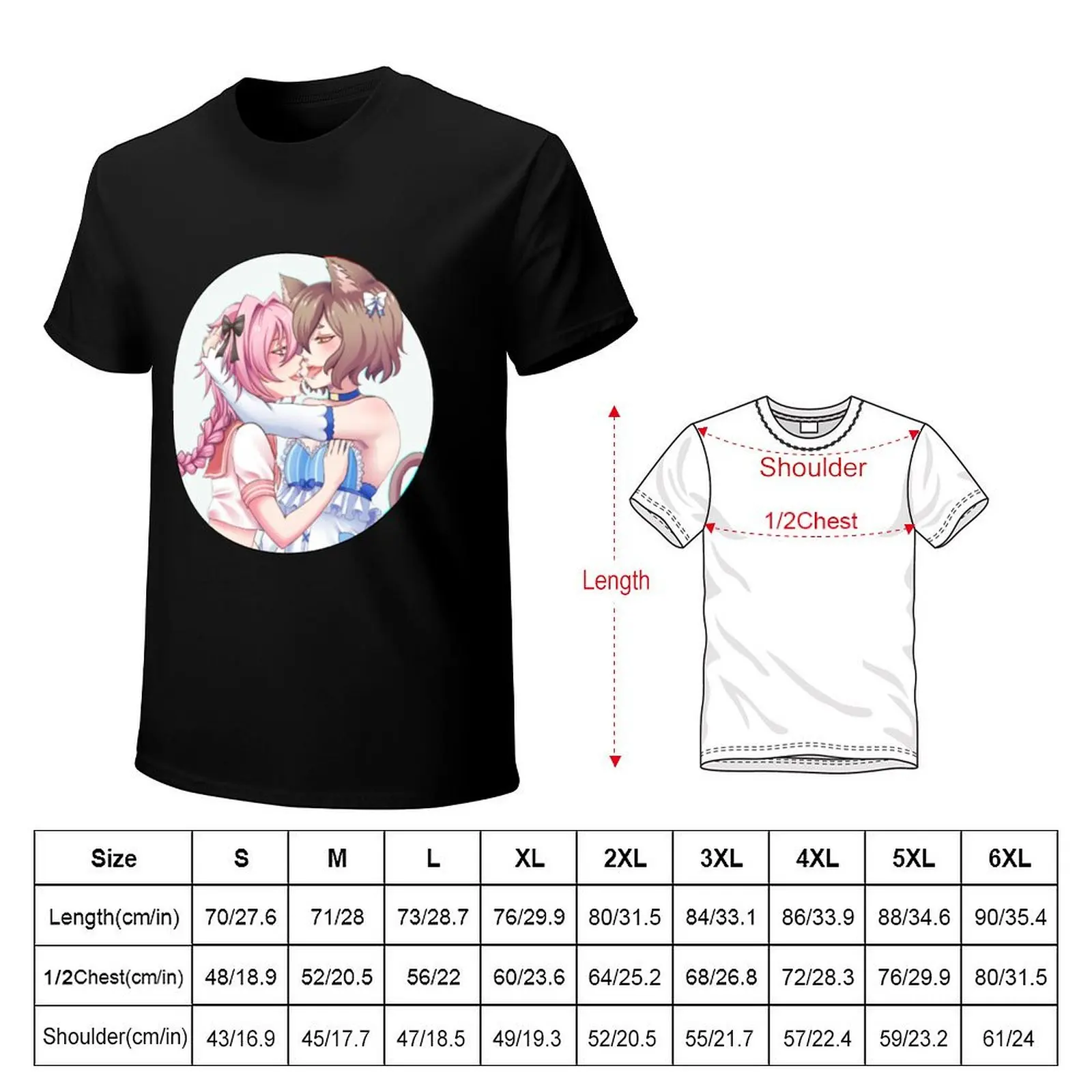 Astolfo x Felix Large Version T-Shirt Work Utility Short Sleeve Shirt