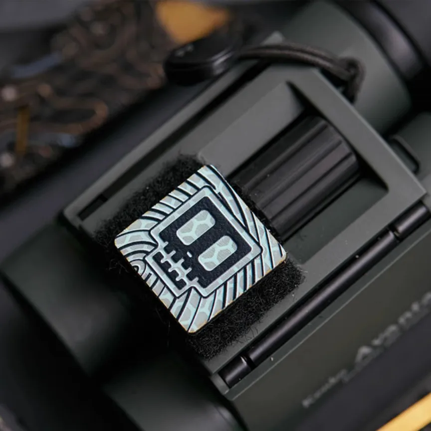 Glow-in-the-Dark Mini Skeleton Lattice Tactical Badge 1 Inch Villain Void Gain Luminous Patch for Clothing And Bag Decorative