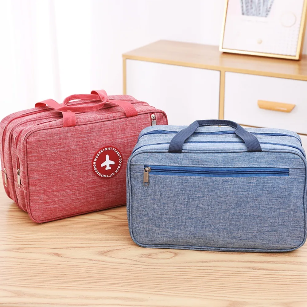 

Portable Separate Wet Dry Gym Bag Handle Solid Color Swimming Bag Waterproof Men's Toiletry Bag Sports
