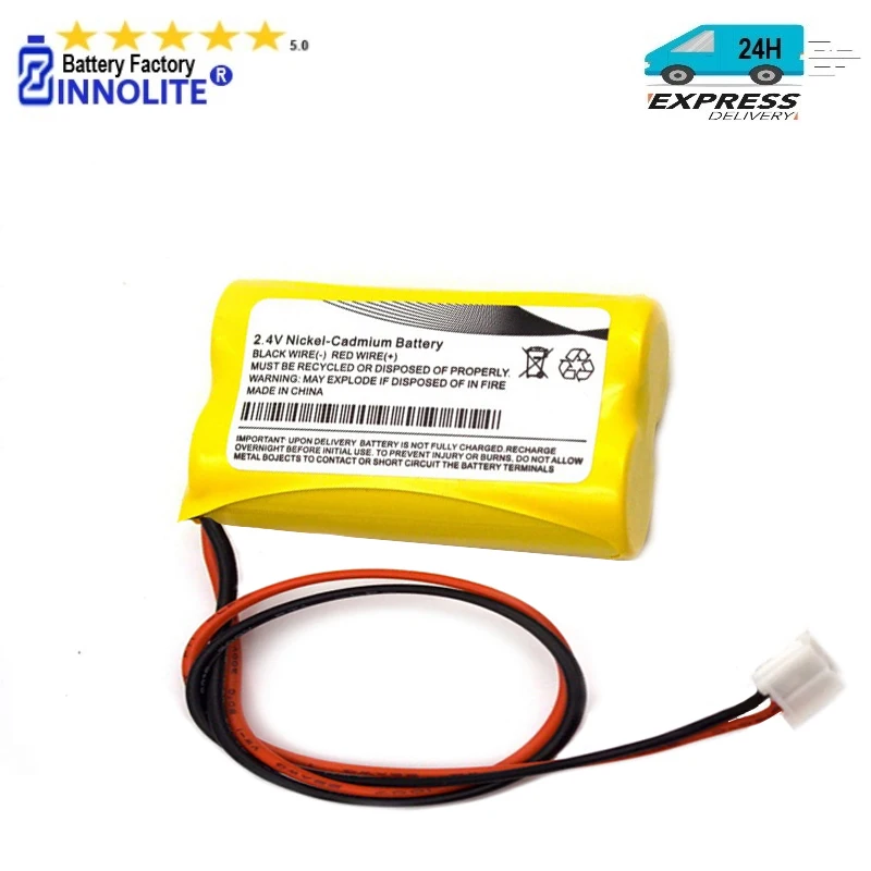 

Ni-CD 2.4V 600mAh BP2-A Dual-LITE Battery Replacement for Exit Sign Emergency Light,CSXWREB3 HUBBEL Battery, BP2A BP2-0A 0BP2-0A