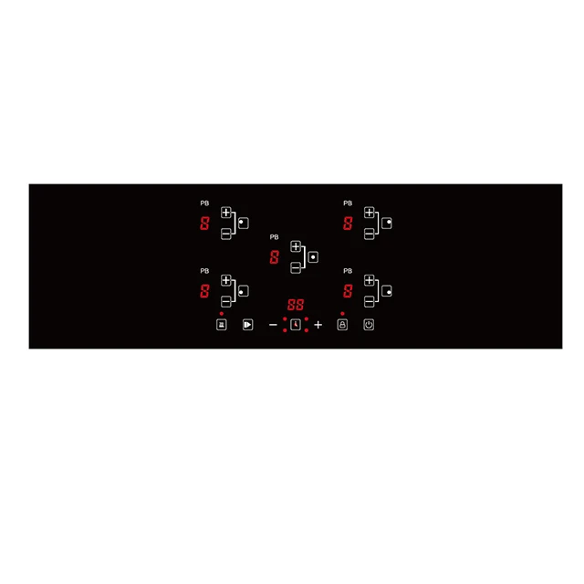 CE CB ETL Certificate Kitchen Appliances 36inch 5 Burner Induction Cooktop Glass Panel Electric Induction Cooker With Timer