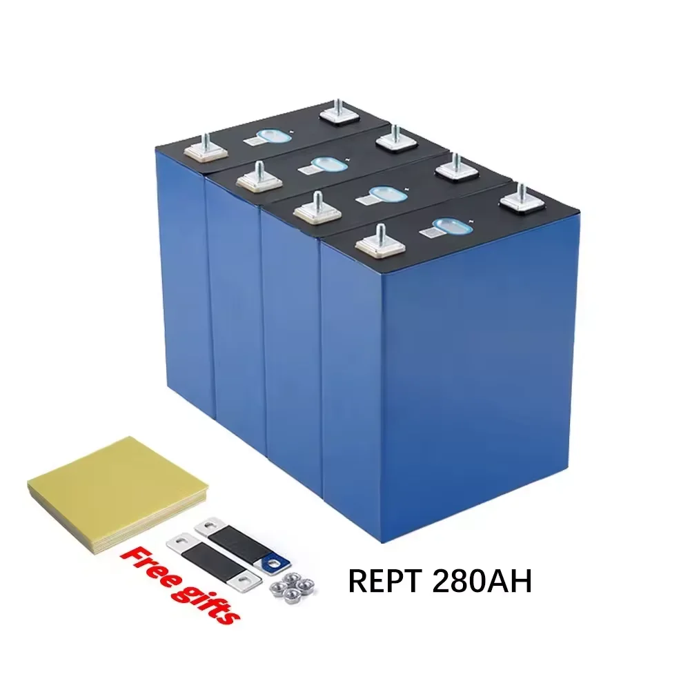 Uzgrywusa Lifepo4 REPT 3.2v 280ah Lifepo4 Battery Cell Grade A Lfp Prismatic Battery Cell For Home Solar System