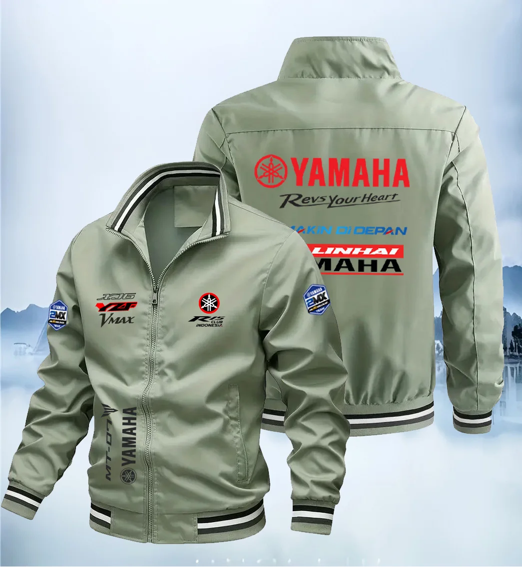 

YAMAHA мотоциклетный логотип, мужской топ для езды на велосипеде, спорта, покупок, отдыха, рыбалки, ветрозащитный солнцезащитный крем, тонкая мужская куртка, пальто