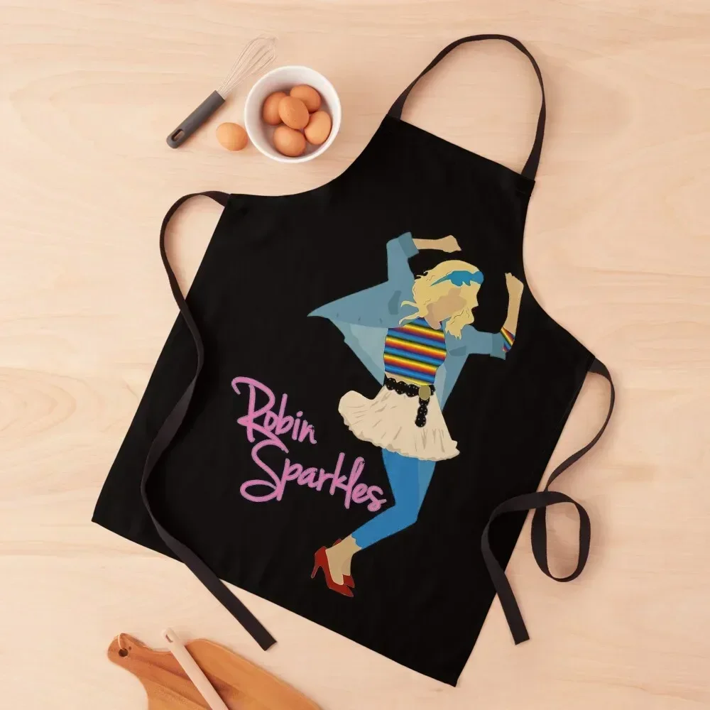 

Robin Sparkles Apron waterproof for women Restaurant women's work for kitchen useful Apron