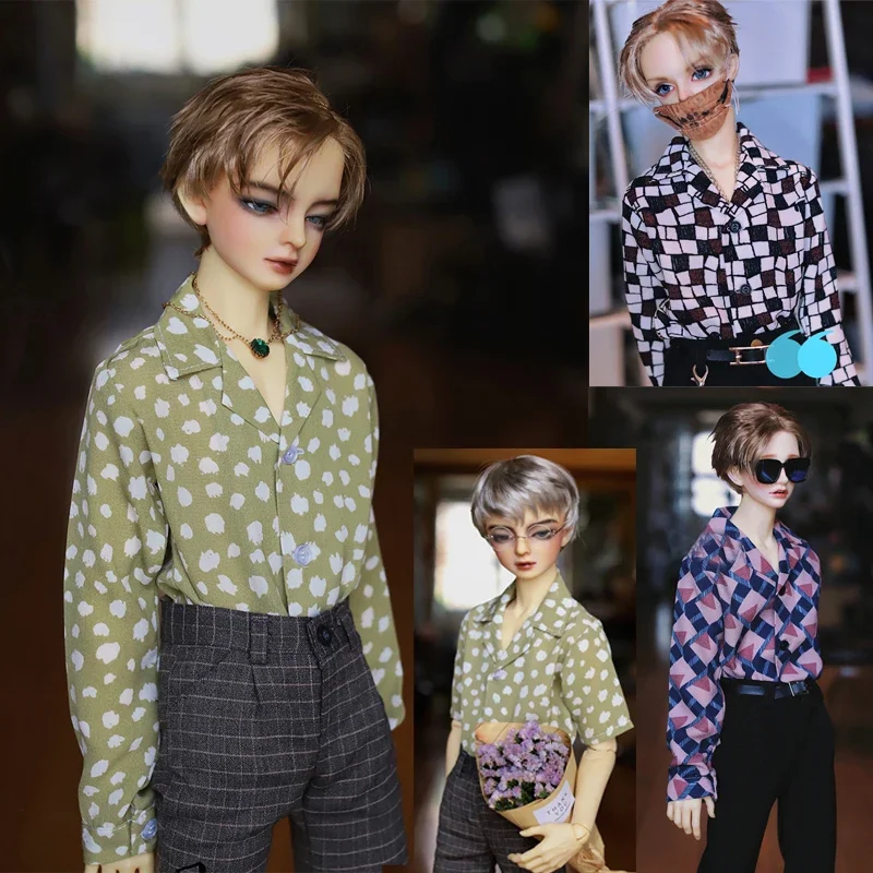 

D04-A2014 children handmade toy 1/4 1/3 Uncle popo68 ssdf Doll BJD/SD 17 doll Vintage long sleeved short sleeved shirt 1pcs