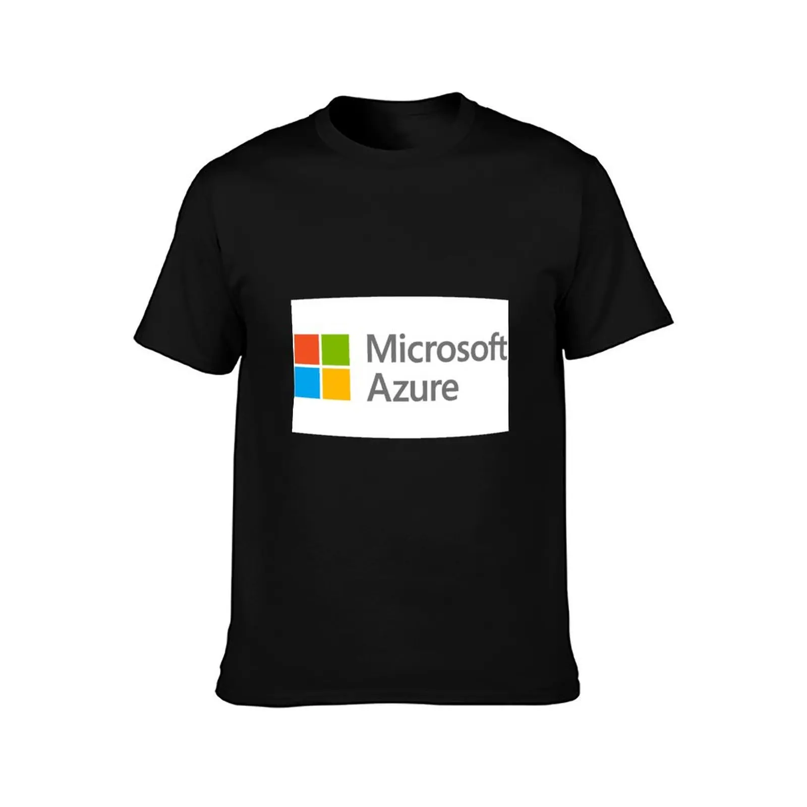 Microsoft Azure logo T-Shirt Holiday Casual Short Sleeve Top