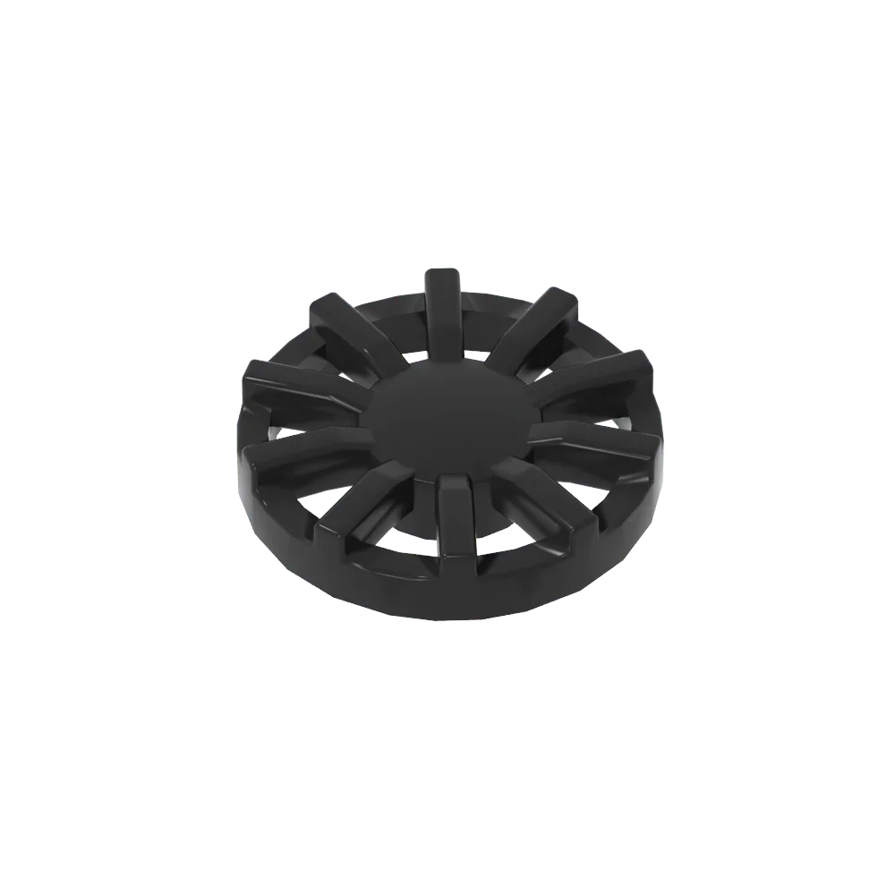 Gobricks GDS-21262 Wheel Cover 7 Spoke Y Shape - for Wheel 18976 compatible with lego 18978B Assembles Building Blocks