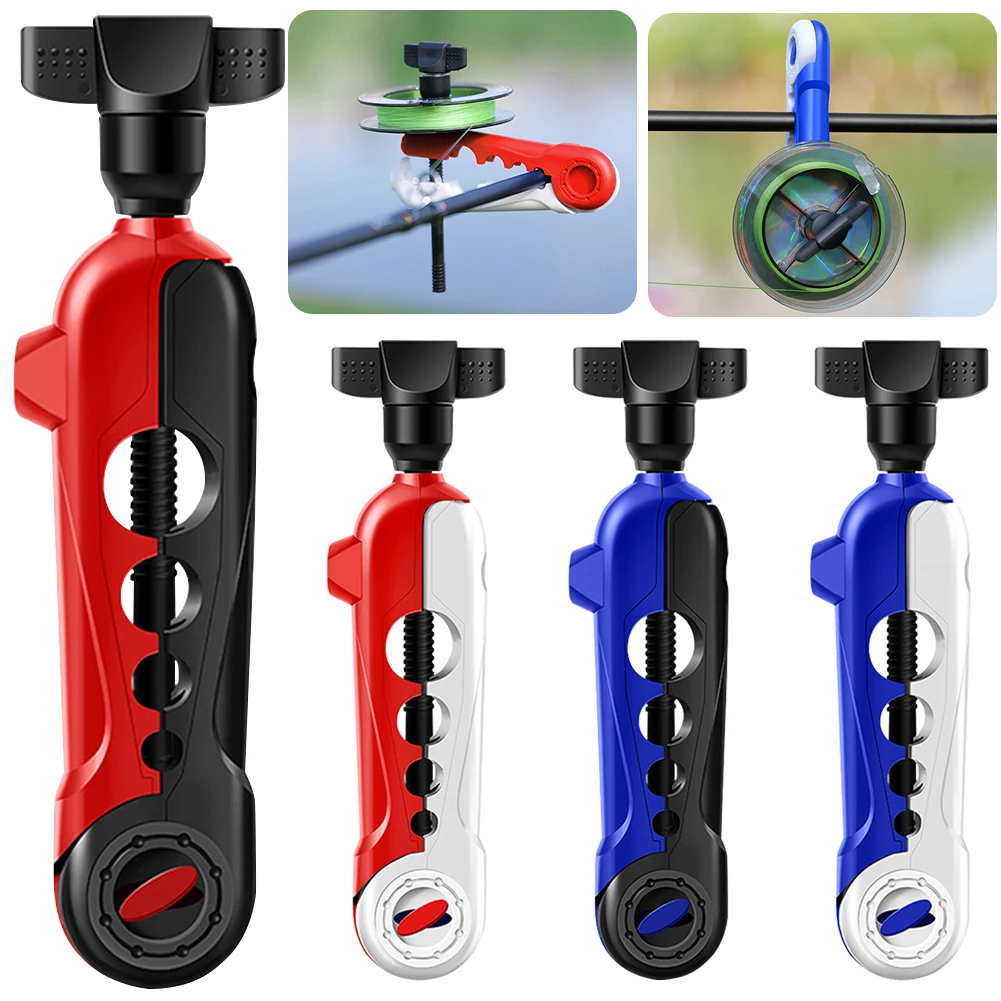 ماكينة لف خيط صنارة الصيد الصغيرة المحمولة ماكينة لف خيط صنارة الصيد أداة التخزين المؤقت لبكرات الغزل وبكرات الصب #2