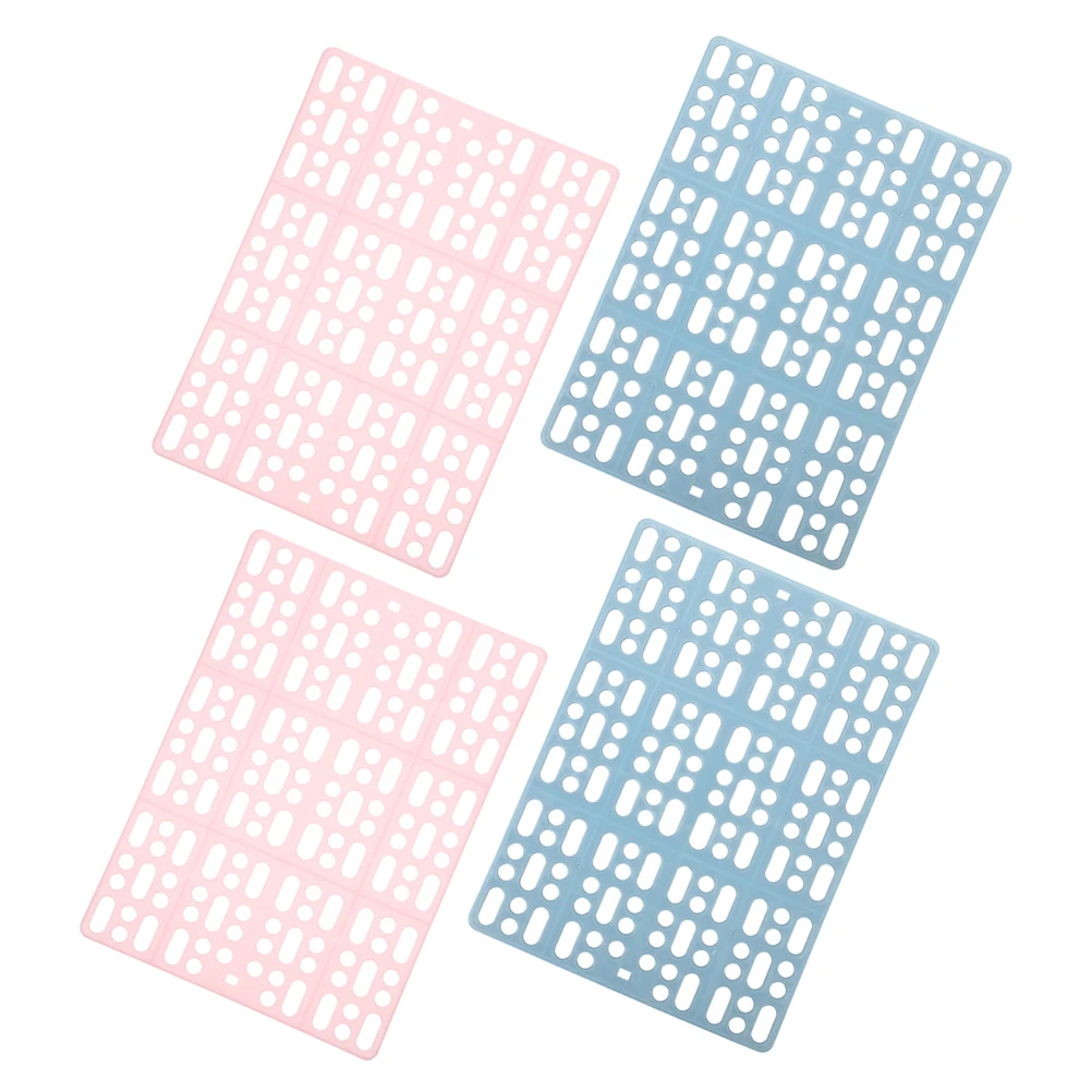 

4pcs Pet Cage Mat Reusable Bunny Pads Hamster Accessories Foot Mats Guinea Pig Floor Wear resistant Pet Mats for Rabbit Small