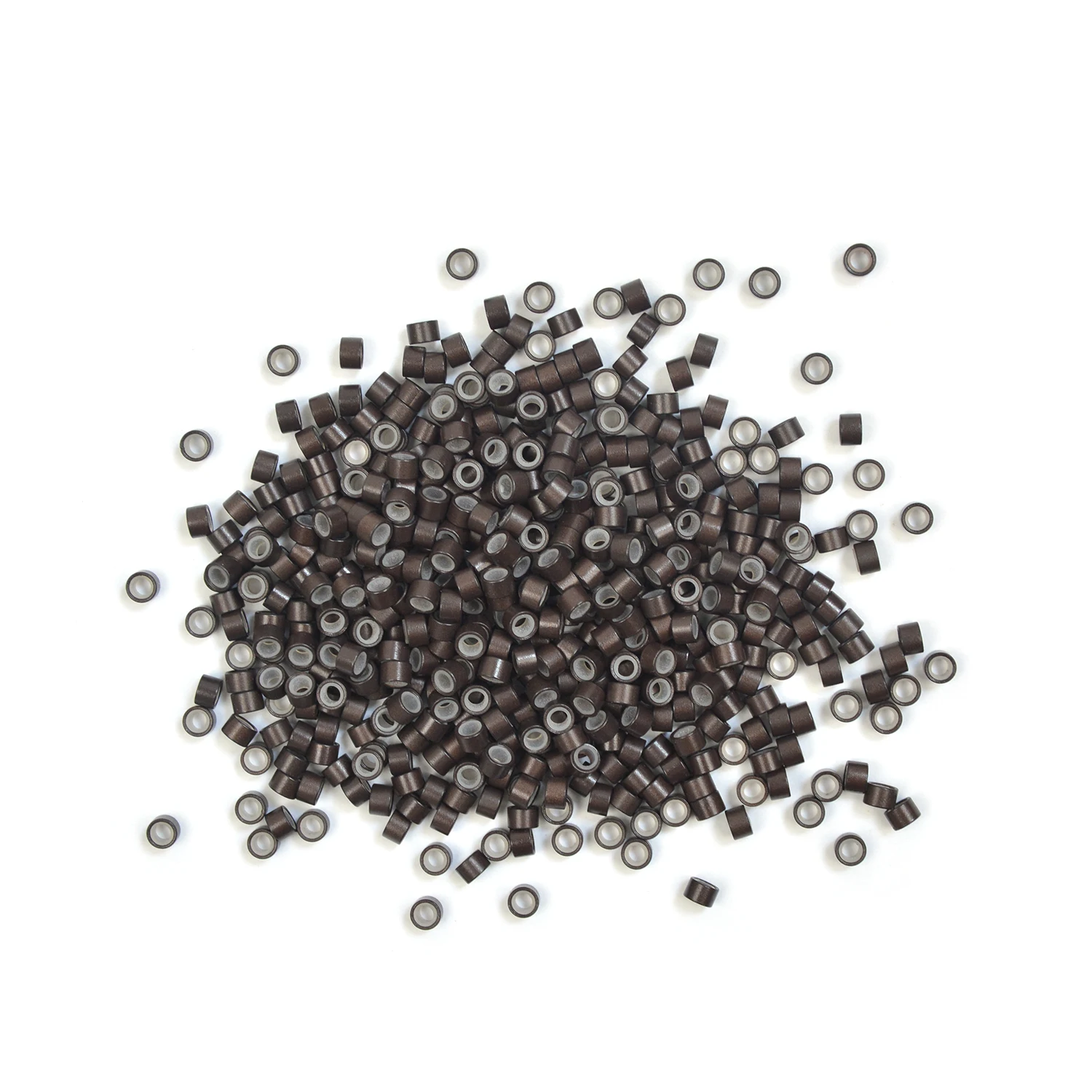 

4.5mm*2.5mm*3mm Hair Extensions Micro Link Ring Beads Silicone Micro Ring/Link/Bead Microchip Hair Extensions Tools