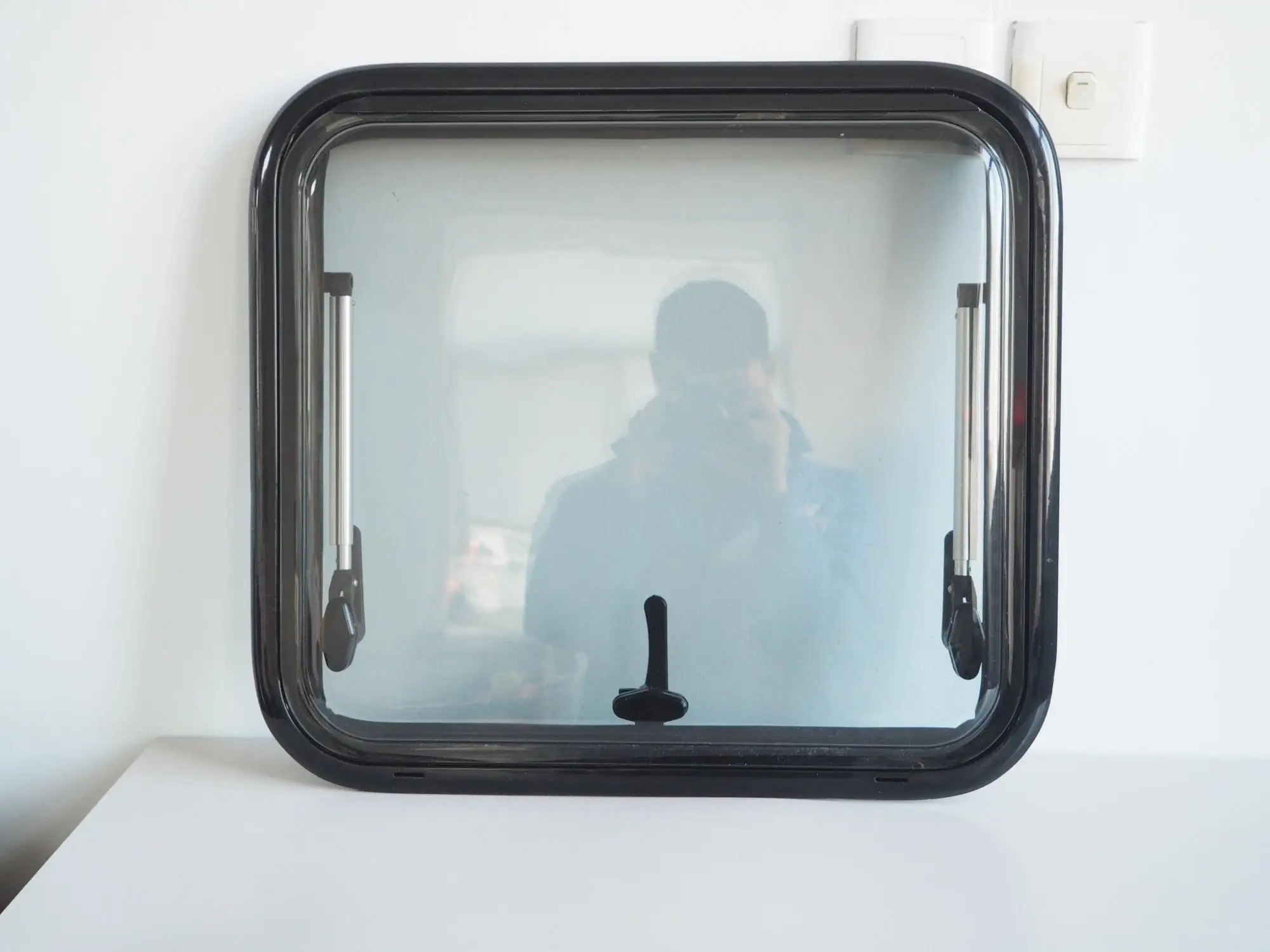 500*350mm RV Extrapolated Window, Round Corner, Acrylic Window  RV & Travel Trailer Emergency Exit Window Custom Sizes