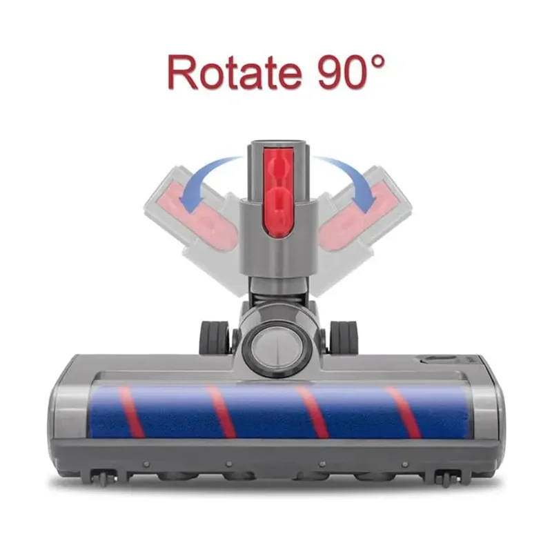 Miękka szczotka rolkowa do odkurzaczy akumulatorowych Dyson V7 V8 V10 V11 V15 Gen5 Wymiana głowicy podłogowej z twardego drewna dywanowego
