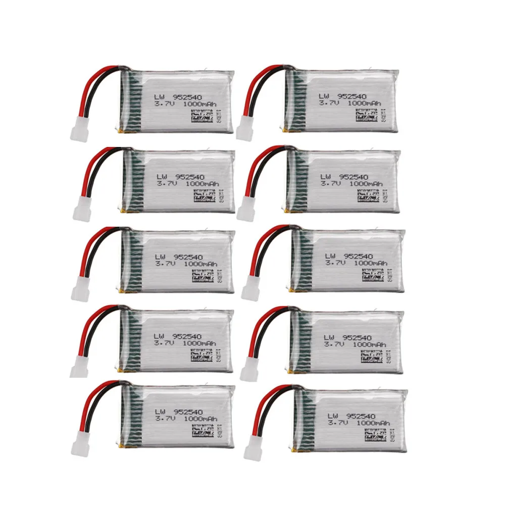 3.7V 1000mAh 25C Lipo Battery For Syma X5 X5C X5C-1 X5S X5SW X5SC V931 H5C CX-30 CX-30W Quadcopter Spare Parts 952540