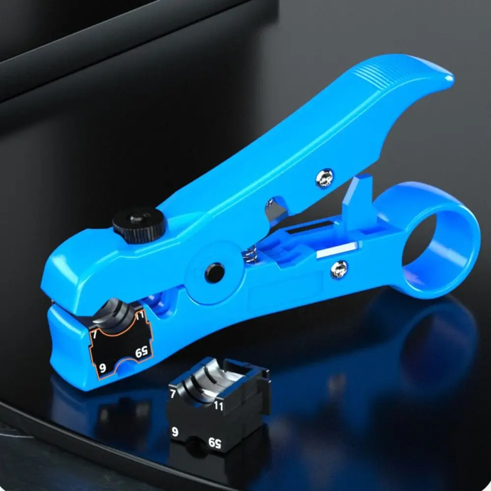 강철 케이블 와이어 펜치 UTP/STP RG59 RG6 RG7 RG11 다기능 와이어 스트리퍼 내구성 특수 동축 스트리핑 펜치