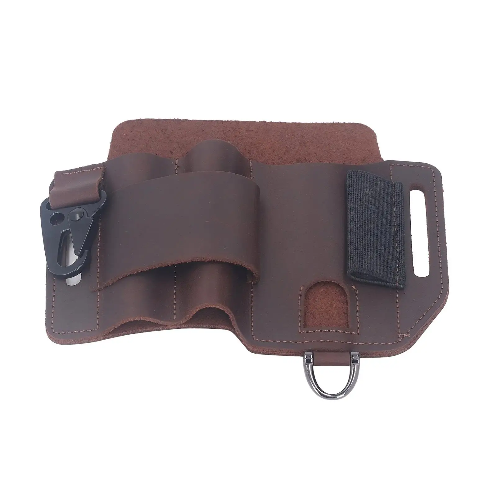 

Fashionable Leather Multitool Pouch with Partitioned Storage | Soft & Stylish Sheath for daily Use