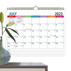 Large Desk Calendar 2023-2024 Monthly Planner Minimalist Desktop Wall Calendar 14.7*11.4in Thick Paper Annual Calendar With