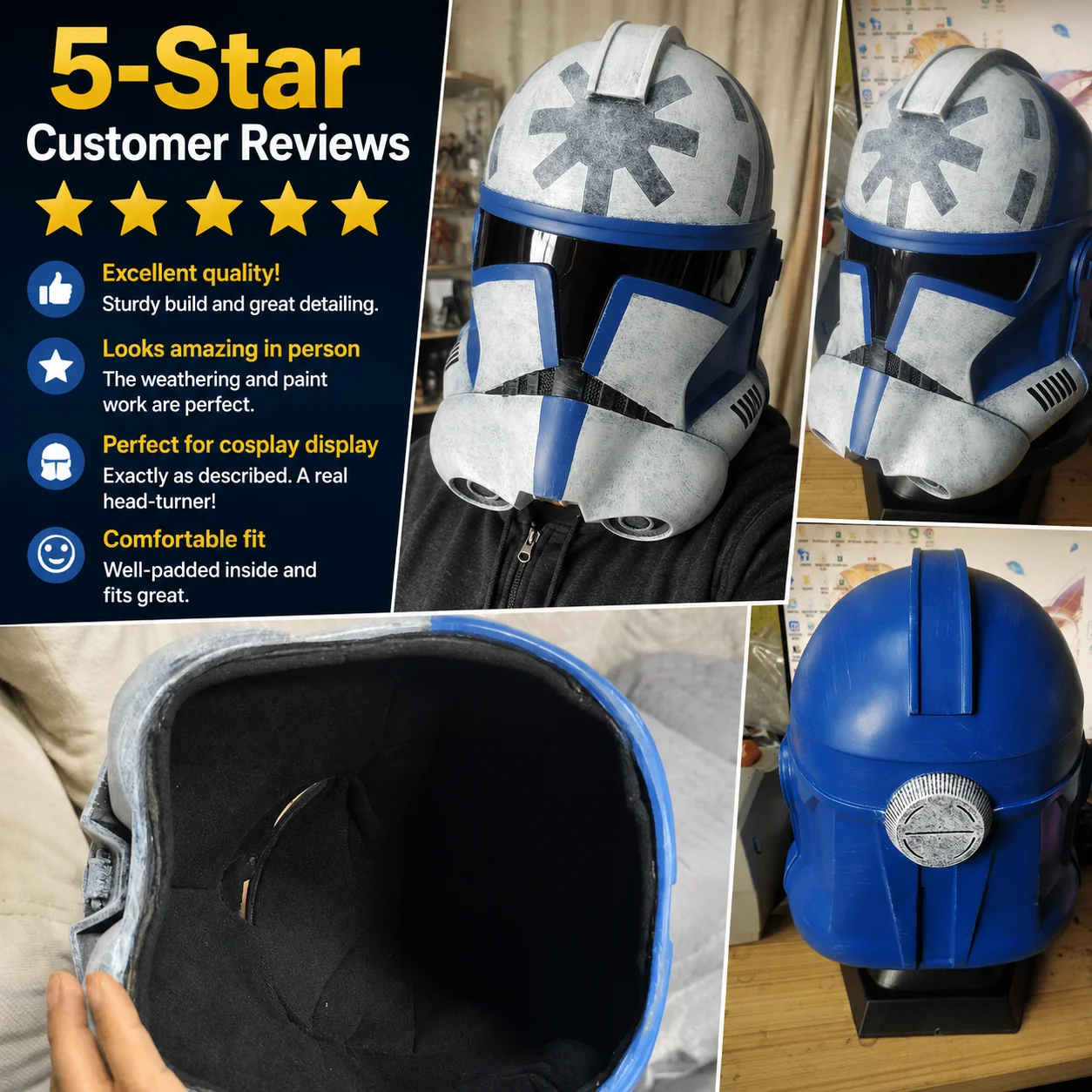 SW クローンアークコマンダージェシーヘルメットコスプレデラックス