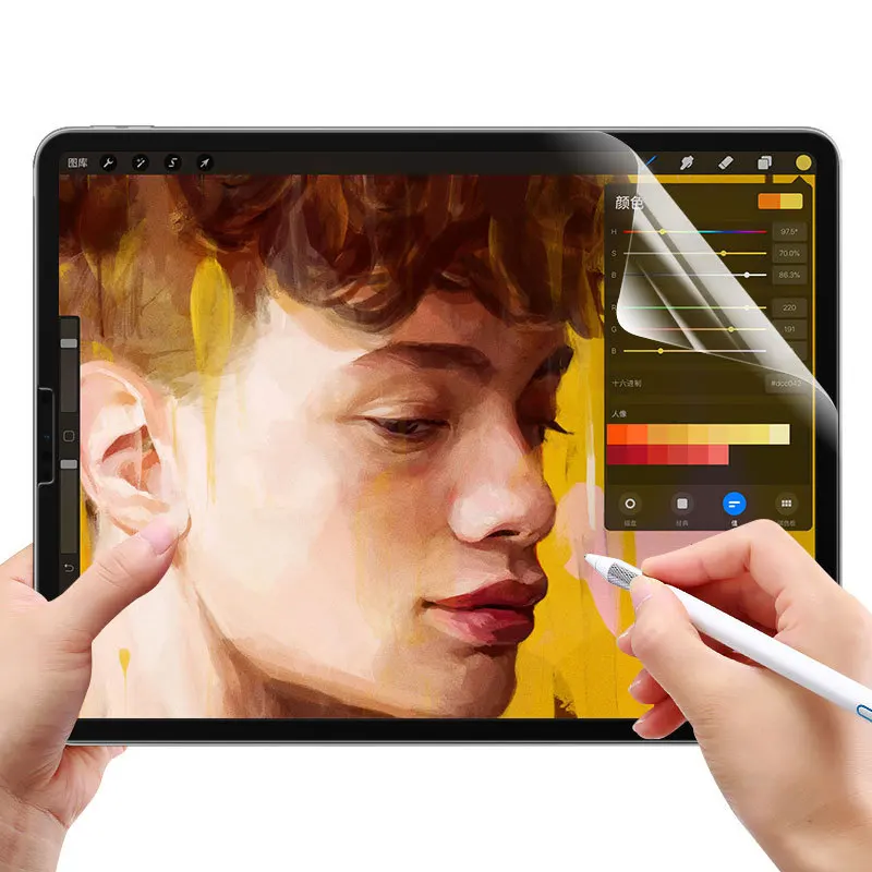 

Бумажная пленка для рисования и письма для Lenovo Tab P12 Pro 2021 TB-Q706F TB-Q706N Xiaoxin Pad Pro 12,6-дюймовая защитная пленка для экрана, антибликовое покрытие, защита от отпечатков пальцев, водонепроницаемая