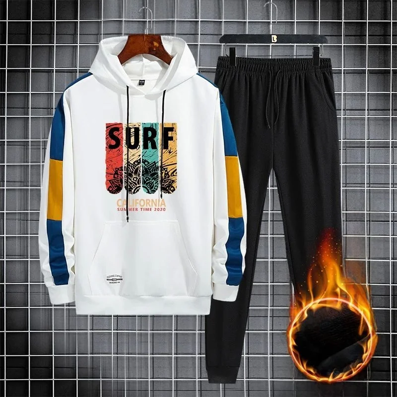 

Men's Plu Sweatirt Sports Leisure Set New Faion Autumn Seven Sve Long Clothing Comfortable Soft Quali Garment