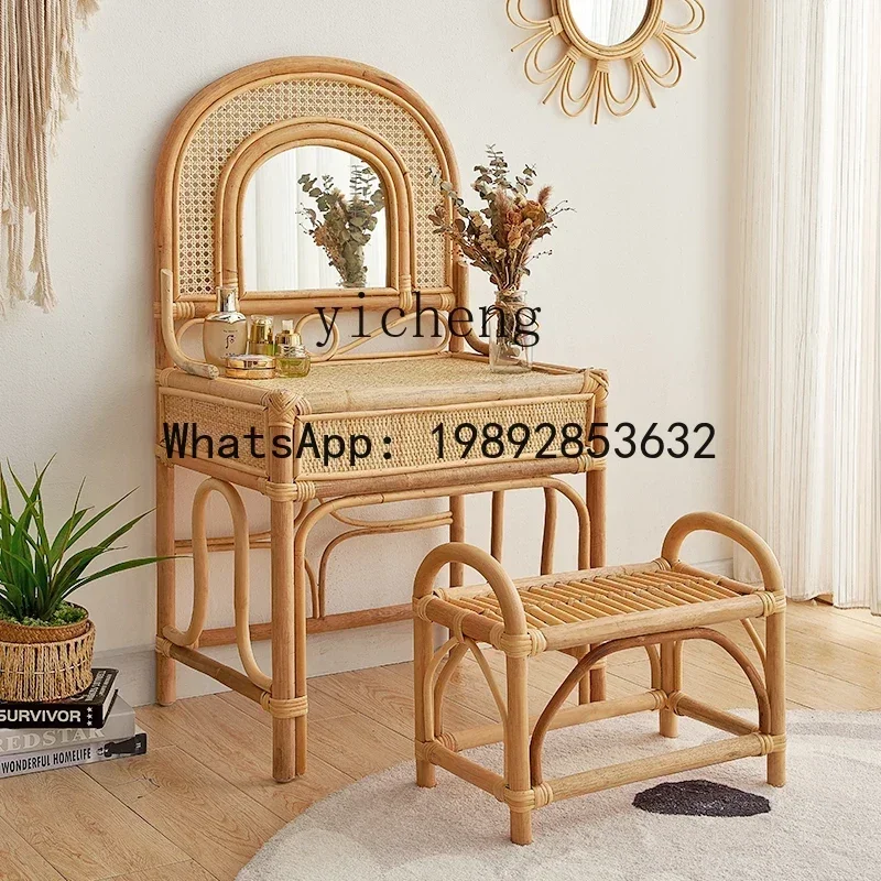 

dresser bedroom high sense modern simple natural vine homestay makeup table