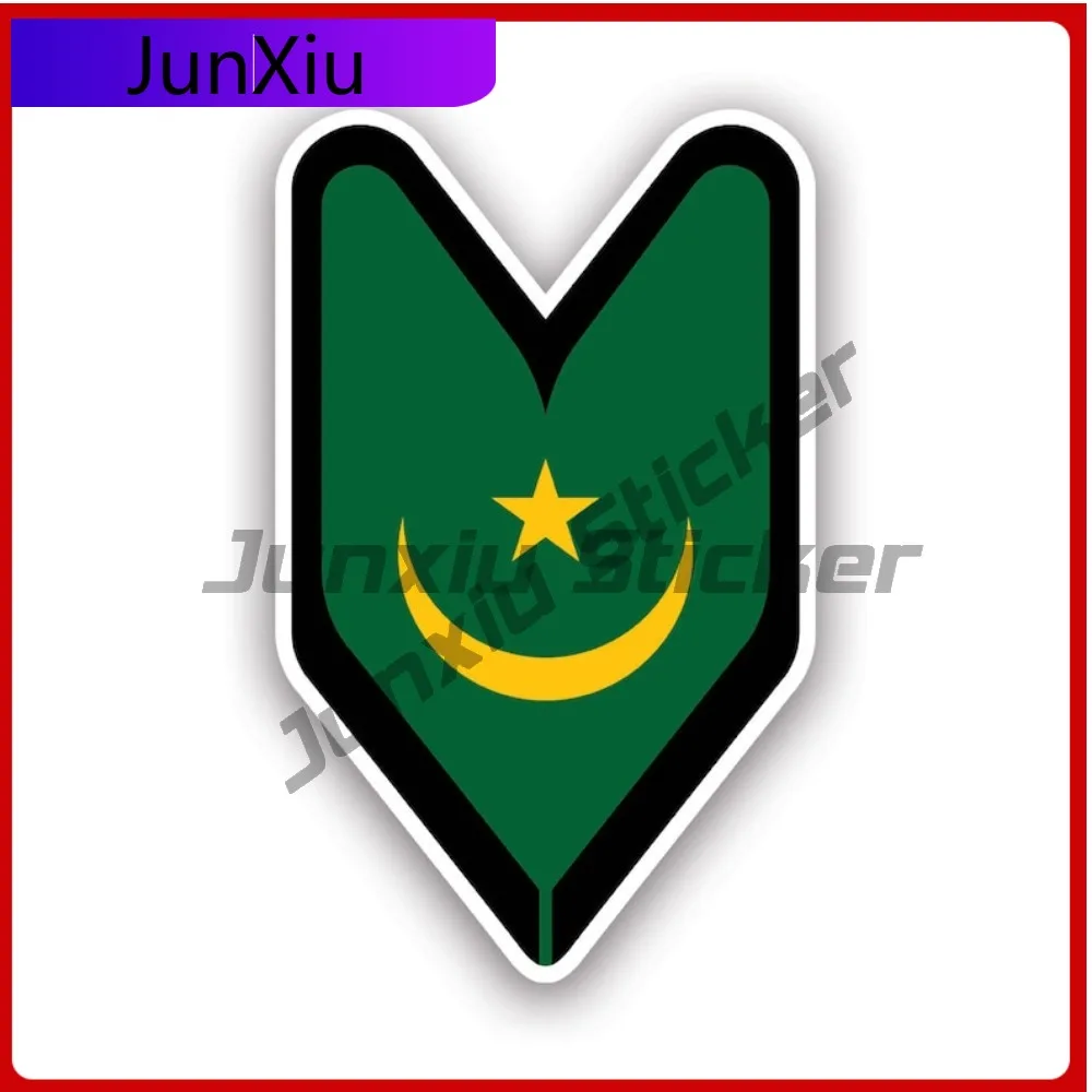 

Mauritanian Driver Badge Stickerwaterproof Outdoor Decalswakaba Cool Window Waterproof Vinyl Decal For Toilet Seat Creative Fun