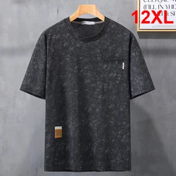 Plus Size 10XL 12XL T-Shirt uomo estate manica corta T-Shirt Vintage Tie-dye top Tees uomo Big Size 12XL magliette