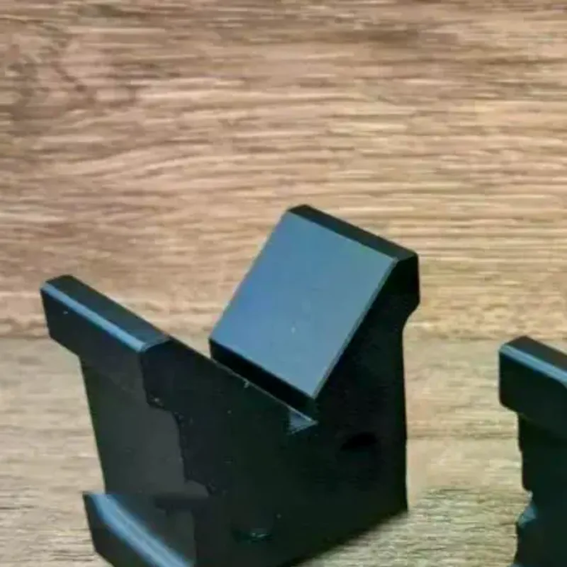 2Pcs Black V-shaped Cylinder Support Block 90 ° Round Bar V-shaped Fixture Lathe Processing Positioning Brackets