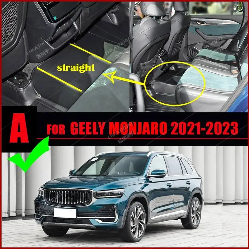 Car Floor Mats For Geely Monjaro 2021-2024 Custom Auto Foot Pads Automobile Carpet Cover Interior Accessories