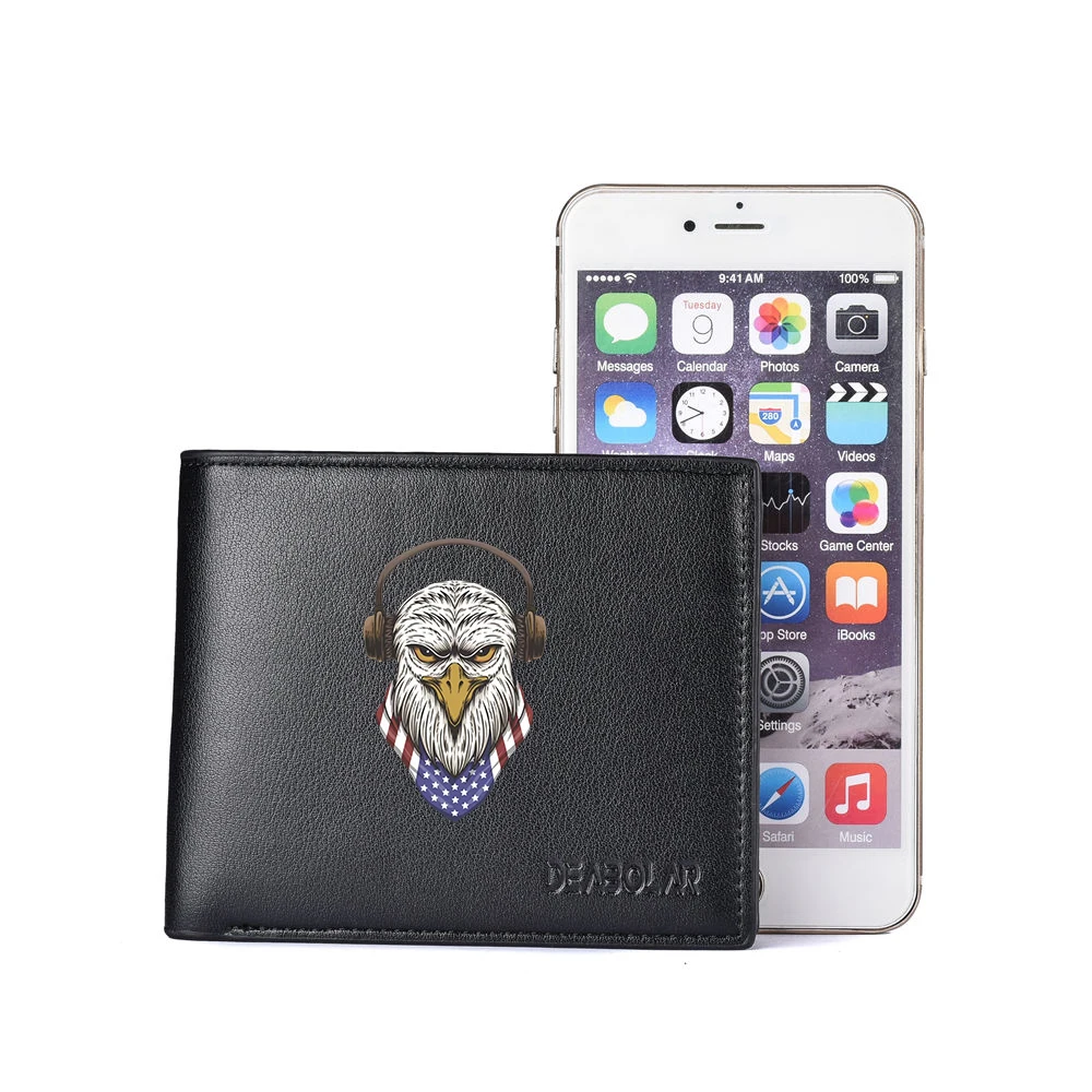 Portafogli da uomo in pelle PU stile europeo con scomparti multipli per carte Tasca portamonete con cerniera Porta carte di credito aziendale