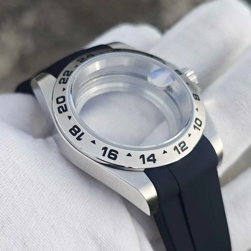 حافظة ساعة EXP ذات طراز قديم 39 ملم مع ياقوت، مناسبة لملحقات ساعة الحركة NH34، NH35، NH36 #3