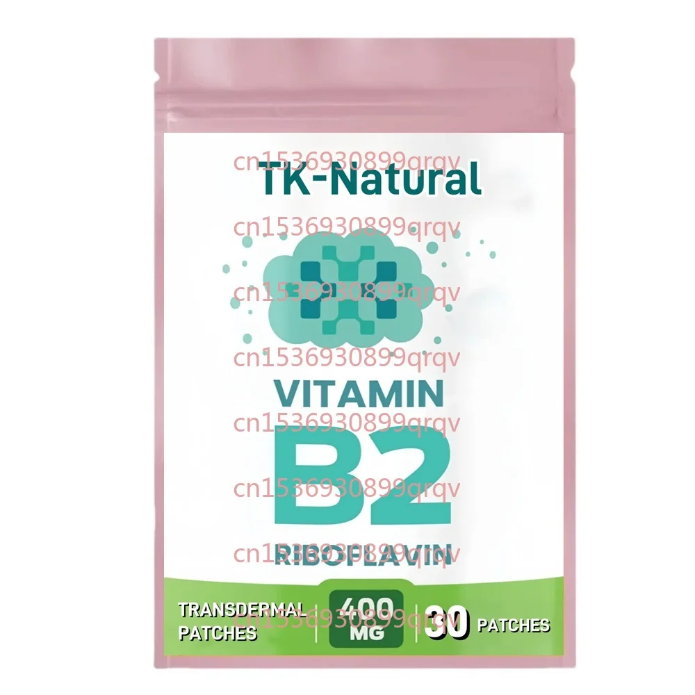 

30 Patches Vitamin B2 Transdermal Patches Support Energy, Skin & Cellular Health Nervous System